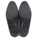 エルメス HERMES モカシン パリ ロワイヤル H231050Z ブルーブルーエ×マリン デニム レザー #35 ローファー シルバー金具 紺 H金具