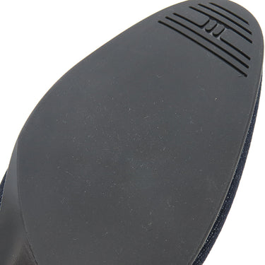 エルメス HERMES モカシン パリ ロワイヤル H231050Z ブルーブルーエ×マリン デニム レザー #35 ローファー シルバー金具 紺 H金具