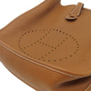 エルメス HERMES エヴリン3 PM アマゾン ゴールド トリヨンクレマンス ショルダーバッグ シルバー金具 茶