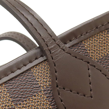 ルイヴィトン LOUIS VUITTON ネヴァーフルPM N51109 ダミエエベヌ ダミエキャンバス トートバッグ ゴールド金具 茶 ハンドバッグ