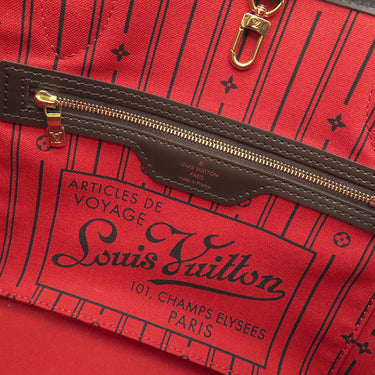 ルイヴィトン LOUIS VUITTON ネヴァーフルPM N51109 ダミエエベヌ ダミエキャンバス トートバッグ ゴールド金具 茶 ハンドバッグ