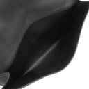 エルメス HERMES ポシェットリオ ブラック ヴォーバレニア クラッチバッグ シルバー金具 黒