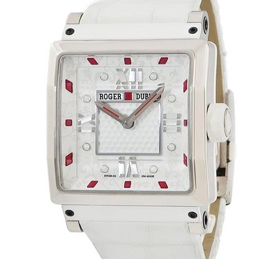 腕時計 ロジェデュブイ ROGER DUBUIS キングスクエア RDDBKS0011 KS36-14 自動巻き メンズ K18WG無垢 ホワイト 角型 ローマン 限定28本