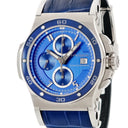 腕時計 ハイゼック Hysek アビス クロノグラフ AB4402T03 自動巻き メンズ ブルー デイト スモールセコンド シースルーバック