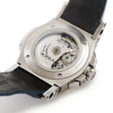 腕時計 ハイゼック Hysek アビス クロノグラフ AB4402T03 自動巻き メンズ ブルー デイト スモールセコンド シースルーバック