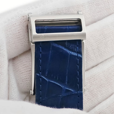 腕時計 ハイゼック Hysek アビス クロノグラフ AB4402T03 自動巻き メンズ ブルー デイト スモールセコンド シースルーバック