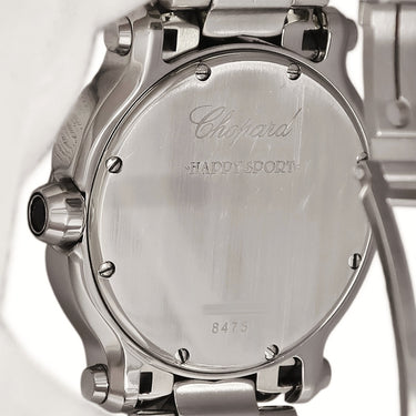 腕時計 ショパール CHOPARD ハッピースポーツ 278477-3014 クオーツ メンズ レディース 純正ダイヤ デイト ローマン バー