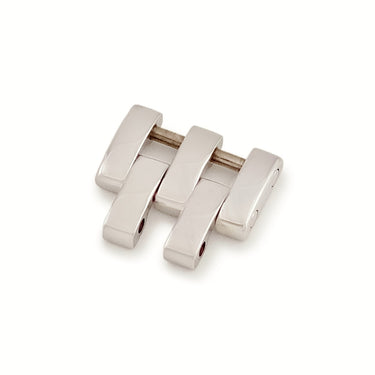 カルティエ Cartier 純正 ミニ パンテール用 コマ シルバー K18WG 腕時計パーツ 新品同様 1コマ K18WG無垢 5連 バネ棒 ベルト ブレス バンド 10mm シルバー
