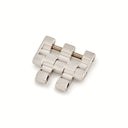 カルティエ Cartier 純正 ミニ パンテール用 コマ シルバー K18WG 腕時計パーツ 新品同様 1コマ K18WG無垢 5連 バネ棒 ベルト ブレス バンド 10mm シルバー