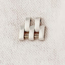 カルティエ Cartier 純正 ミニ パンテール用 コマ シルバー K18WG 腕時計パーツ 新品同様 1コマ K18WG無垢 5連 バネ棒 ベルト ブレス バンド 10mm シルバー