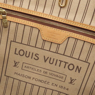 ルイヴィトン LOUIS VUITTON ネヴァーフルMM M40995 モノグラム モノグラムキャンバス トートバッグ ゴールド金具 茶 ベージュ ポーチ欠品