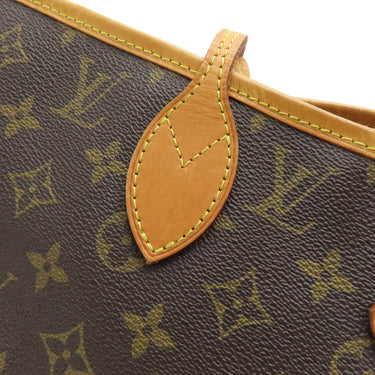ルイヴィトン LOUIS VUITTON ネヴァーフルMM M40995 モノグラム モノグラムキャンバス トートバッグ ゴールド金具 茶 ベージュ ポーチ欠品