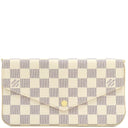 ルイヴィトン LOUIS VUITTON ポシェット フェリシー N40491 ダミエアズール ダミエアズールキャンバス チェーンウォレット ゴールド金具 白 ピンク チェーンショルダー