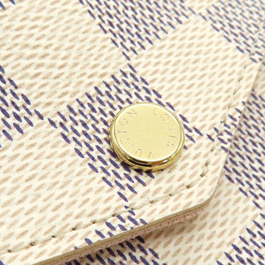 ルイヴィトン LOUIS VUITTON ポシェット フェリシー N40491 ダミエアズール ダミエアズールキャンバス チェーンウォレット ゴールド金具 白 ピンク チェーンショルダー
