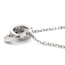カルティエ Cartier ラブ サークル ダイヤ パヴェ B7216300 ホワイトゴールド K18WG ダイヤモンド ネックレス 18金 750WG
