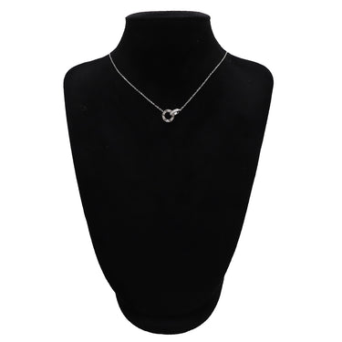 カルティエ Cartier ラブ サークル ダイヤ パヴェ B7216300 ホワイトゴールド K18WG ダイヤモンド ネックレス 18金 750WG