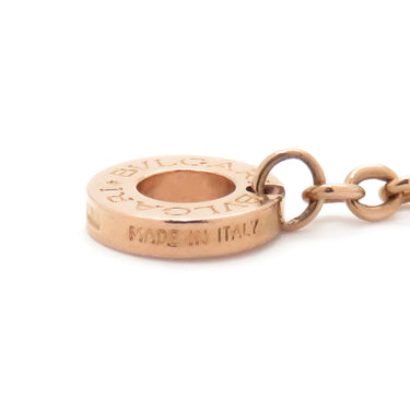 ブルガリ BVLGARI ブルガリブルガリ ピンクゴールド K18PG カーネリアン マザーオブパール ブレスレット 赤 パールホワイト Au750 K18PG