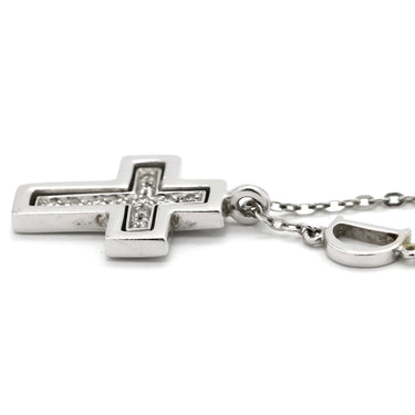 ダミアーニ DAMIANI ベル エポック 20059783 ホワイトゴールド K18WG ダイヤモンド ネックレス ペンダント Au750 18金 ダイヤ クロス 十字架