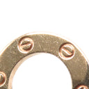カルティエ Cartier ラブ サークル ピンクゴールド K18PG ダイヤモンド セラミック ネックレス 3Pダイヤ 18金 750PG
