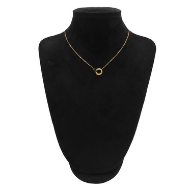 カルティエ Cartier ラブ サークル ピンクゴールド K18PG ダイヤモンド セラミック ネックレス 3Pダイヤ 18金 750PG