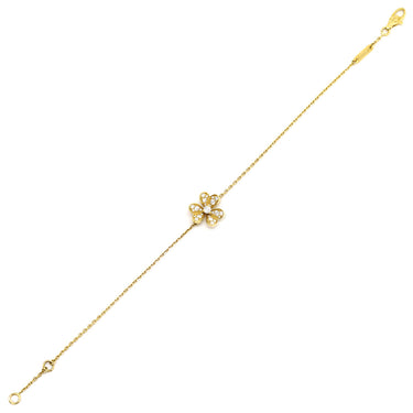 ヴァンクリーフアーペル Van Cleef & Arpels フリヴォル ブレスレット ダイヤ ミニ VCARP24100 ピンクゴールド K18YG ダイヤモンド ブレスレット イエローゴールド 750 18K