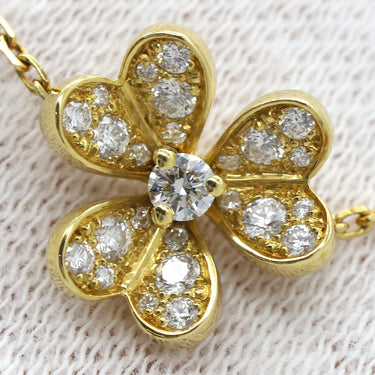 ヴァンクリーフアーペル Van Cleef & Arpels フリヴォル ブレスレット ダイヤ ミニ VCARP24100 ピンクゴールド K18YG ダイヤモンド ブレスレット イエローゴールド 750 18K