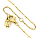 カルティエ Cartier ダムール イエローゴールド ダイヤモンド K18YG ネックレス 1P 一粒 18K YG Au750