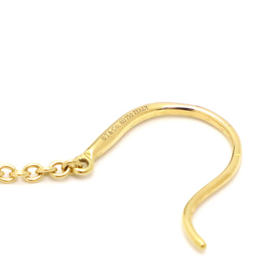 ティファニー Tiffany & Co ハードウェア ボール イエローゴールド K18YG ピアス 18K YG Au750