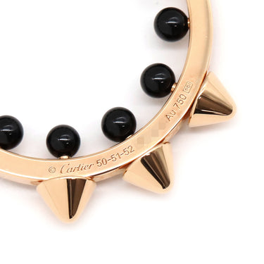 カルティエ Cartier クラッシュ ドゥ カルティエ ピンクゴールド K18PG オニキス #50~52(JP10~12) リング 指輪 750 PG×オニキス CLASH DE CARTIER 10号