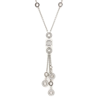 ブルガリ BVLGARI ビーゼロワン エレメントネックレス ダイヤモンド ホワイトゴールド K18WG ダイヤモンド ネックレス B-zero1 750WG