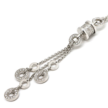 ブルガリ BVLGARI ビーゼロワン エレメントネックレス ダイヤモンド ホワイトゴールド K18WG ダイヤモンド ネックレス B-zero1 750WG