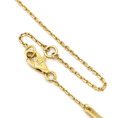 ヴァンクリーフアーペル Van Cleef & Arpels フリヴォル ペンダント ミニ VCARP0J100 イエローゴールド K18YG ダイヤモンド ネックレス 750YG 1Pダイヤ　