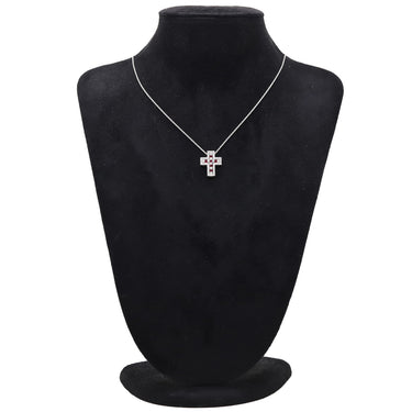ダミアーニ DAMIANI ベルエポック S  20039534 ホワイトゴールド K18WG ダイヤモンド ルビー ネックレス ペンダント 750 18金 クロス 十字架