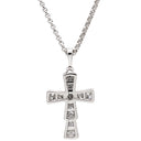 ブルガリ BVLGARI セルペンティ スモールクロス ペンダント 354038 ホワイトゴールド K18WG ダイヤモンド ネックレス 750 18K WG パヴェダイヤ