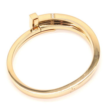 ティファニー Tiffany & Co Tスクエア ラップ ローズゴールド K18PG ブレスレット ピンクゴールド 750 18K RG