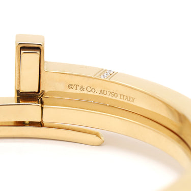 ティファニー Tiffany & Co Tスクエア ラップ ローズゴールド K18PG ブレスレット ピンクゴールド 750 18K RG