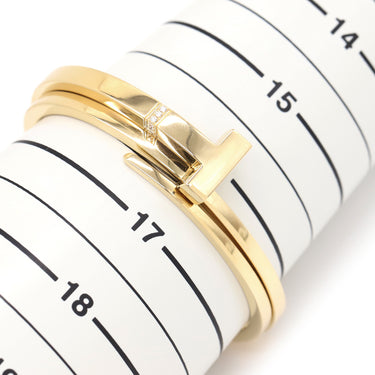 ティファニー Tiffany & Co Tスクエア ラップ ローズゴールド K18PG ブレスレット ピンクゴールド 750 18K RG