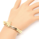 ティファニー Tiffany & Co Tスクエア ラップ ローズゴールド K18PG ブレスレット ピンクゴールド 750 18K RG