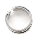 カルティエ Cartier C2リング 2003年クリスマス限定 ブラックXホワイトゴールド K18WG ブラックラッカー #49(JP9) リング 指輪 黒 9号