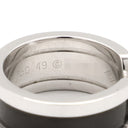 カルティエ Cartier C2リング 2003年クリスマス限定 ブラックXホワイトゴールド K18WG ブラックラッカー #49(JP9) リング 指輪 黒 9号