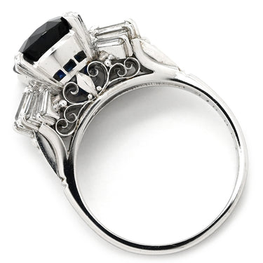 TASAKI TASAKI サファイアリング プラチナシルバー プラチナ サファイア ダイヤモンド リング 指輪 オーストラリア産 ペーパーダイヤ 9号