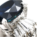 TASAKI TASAKI サファイアリング プラチナシルバー プラチナ サファイア ダイヤモンド リング 指輪 オーストラリア産 ペーパーダイヤ 9号