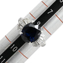 TASAKI TASAKI サファイアリング プラチナシルバー プラチナ サファイア ダイヤモンド リング 指輪 オーストラリア産 ペーパーダイヤ 9号