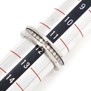 ブルガリ BVLGARI ビーゼロワン B-zero1 ダイヤリング XS 328598 ホワイトゴールド K18WG #52(JP12) リング 指輪 750WG 18金 11.5号