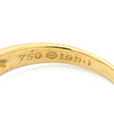 ティファニー Tiffany & Co シグネチャー クロス ダイヤリング イエローゴールド K18YG ダイヤモンド リング 指輪 T&Co. Au750 18K 18金 17.5号