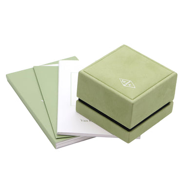 ヴァンクリーフアーペル Van Cleef & Arpels フリヴォル アントレ レ ドア VCARPJMD00 イエローゴールド K18YG ダイヤモンド #50(JP10) リング 指輪 フラワー 4Pダイヤ　 10号