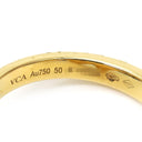 ヴァンクリーフアーペル Van Cleef & Arpels フリヴォル アントレ レ ドア VCARPJMD00 イエローゴールド K18YG ダイヤモンド #50(JP10) リング 指輪 フラワー 4Pダイヤ　 10号