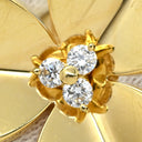 ヴァンクリーフアーペル Van Cleef & Arpels フリヴォル アントレ レ ドア VCARPJMD00 イエローゴールド K18YG ダイヤモンド #50(JP10) リング 指輪 フラワー 4Pダイヤ　 10号