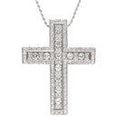 ダミアーニ DAMIANI ベルエポック ホワイトゴールド K18WG ダイヤモンド ネックレス ペンダント 750 18金 クロス 十字架