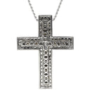 ダミアーニ DAMIANI ベルエポック ホワイトゴールド K18WG ダイヤモンド ネックレス ペンダント 750 18金 クロス 十字架